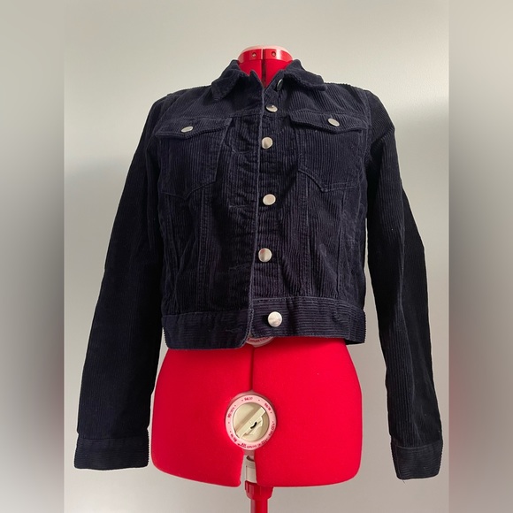 Blue corduroy Jacket - Picture 1 of 5